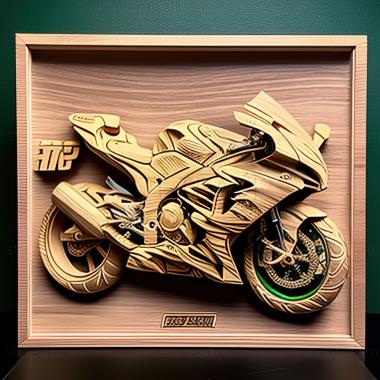 3D модель Кавасаки Ниндзя ZX 10RR (STL)